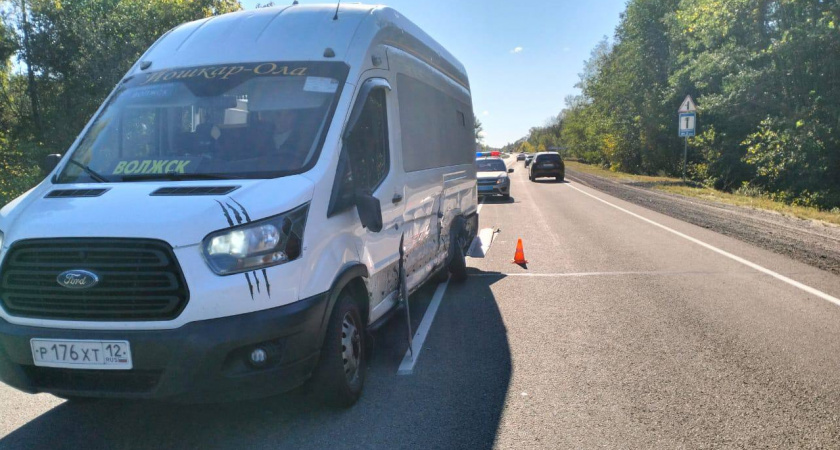 Пассажирский автобус из Йошкар-Олы в Волжск попал в ДТП: пострадали люди