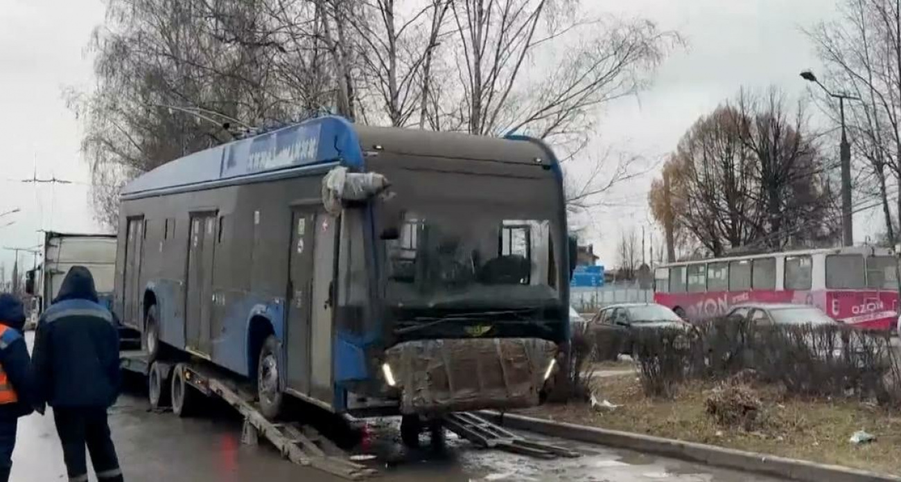 В Йошкар-Олу из Вологды привезли пятый троллейбус с кондиционерами и USB-портами