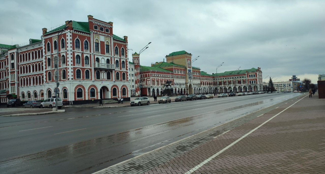 В ближайшие часы в Йошкар-Оле ожидается сильный дождь