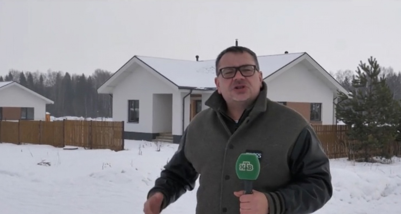 НТВ приехало в IT-деревню Ускова с расследованием: "Домики картонные"