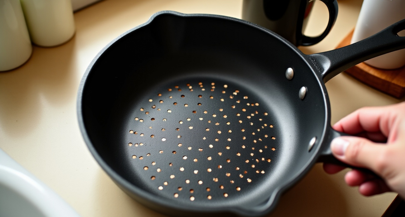 Кладу сковороду в пластиковый пакет: нагар отлетает в миг — любуюсь зеркальным отражением