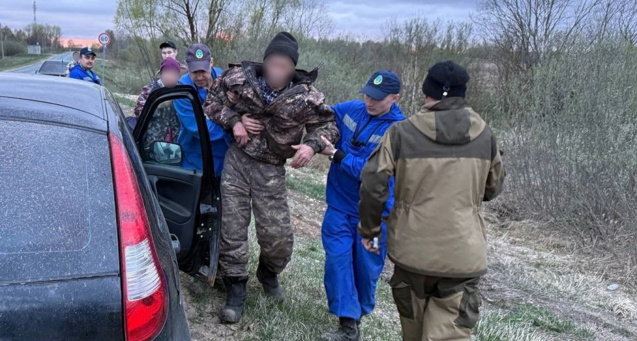 Блуждавшего два дня мужчину спасли в Медведевском районе