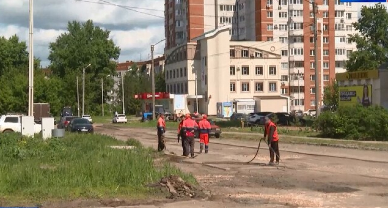 На пустыре в Йошкар-Оле построили временную дорогу