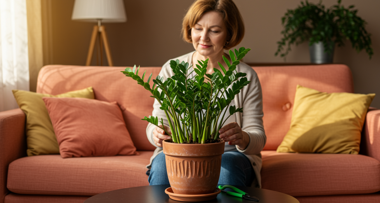 4 таблетки — и замиокулькас преобразится до неузнаваемости: порадует обильными побегами уже в июне