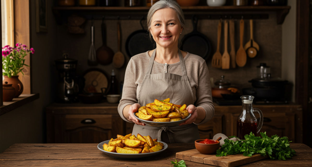Только не масло: вот на чем стоит готовить картошку до хрустящей корочки