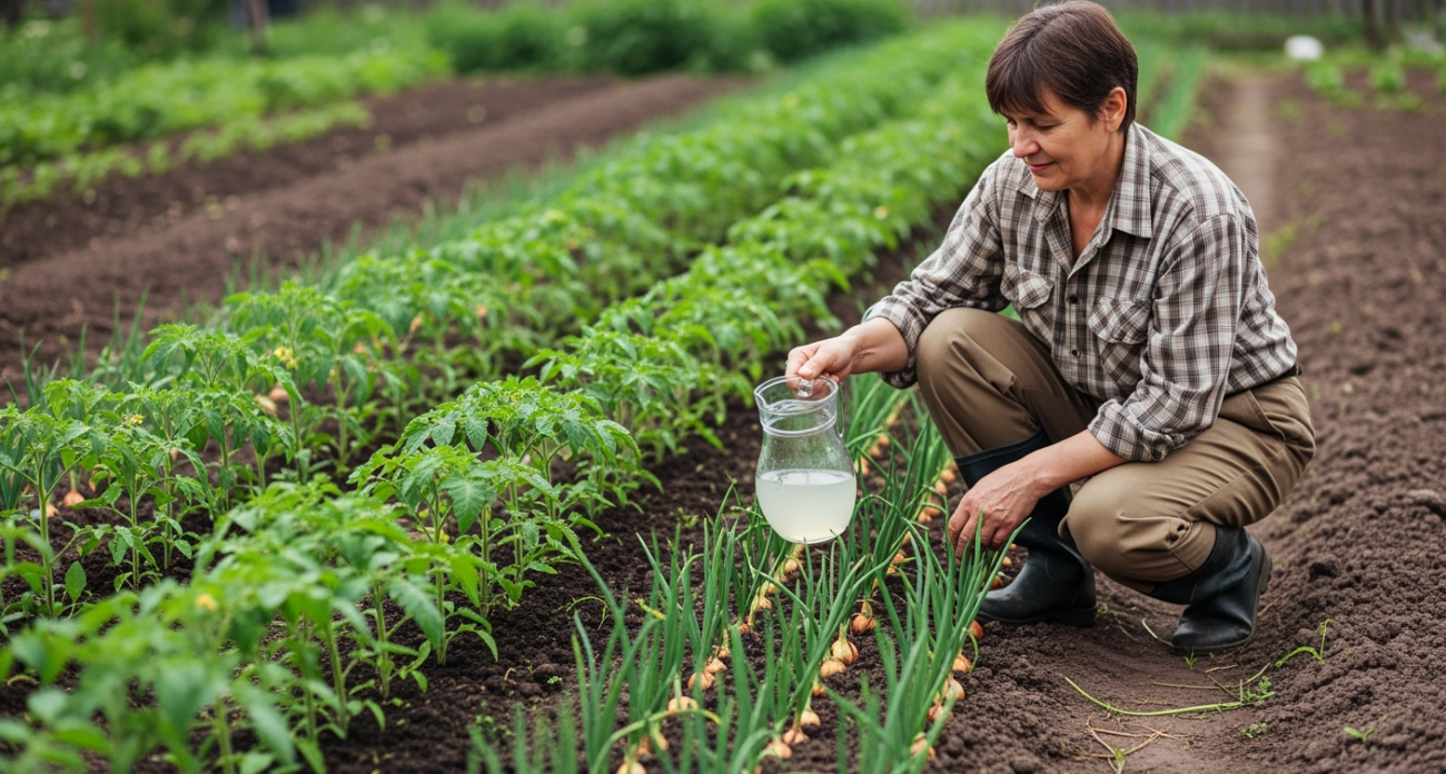 Томаты и лук растут как на дрожжах с этого чудо-эликсира: угостите их — урожай будете собирать тоннами