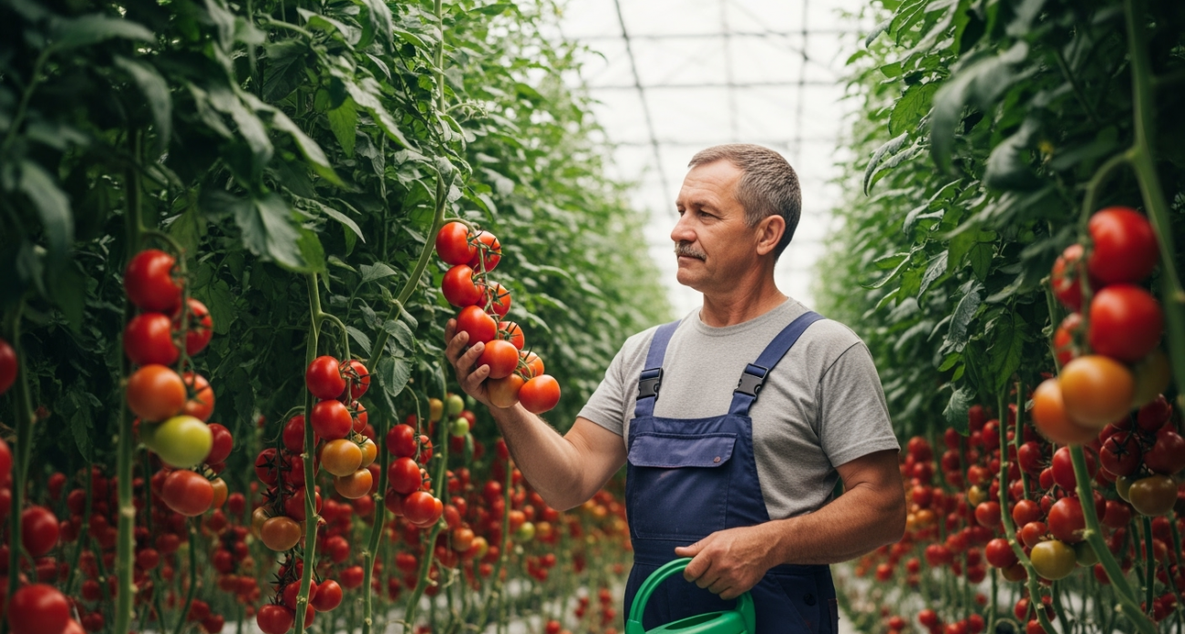 Даже зелени не вижу! Томаты все в плодах после этой подкормки: кормим 2 раза в июле