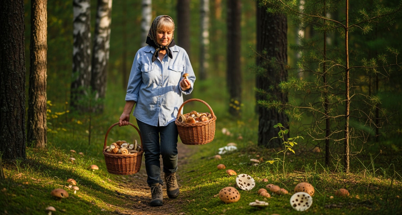 С детства неверно учили собирать грибы. Червивые тоже стоило брать, их просто очистить - запомните это навсегда