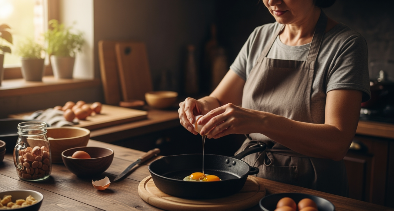Секрет вкусной яичницы: вот почему яйца стоит разбивать на холодную сковороду