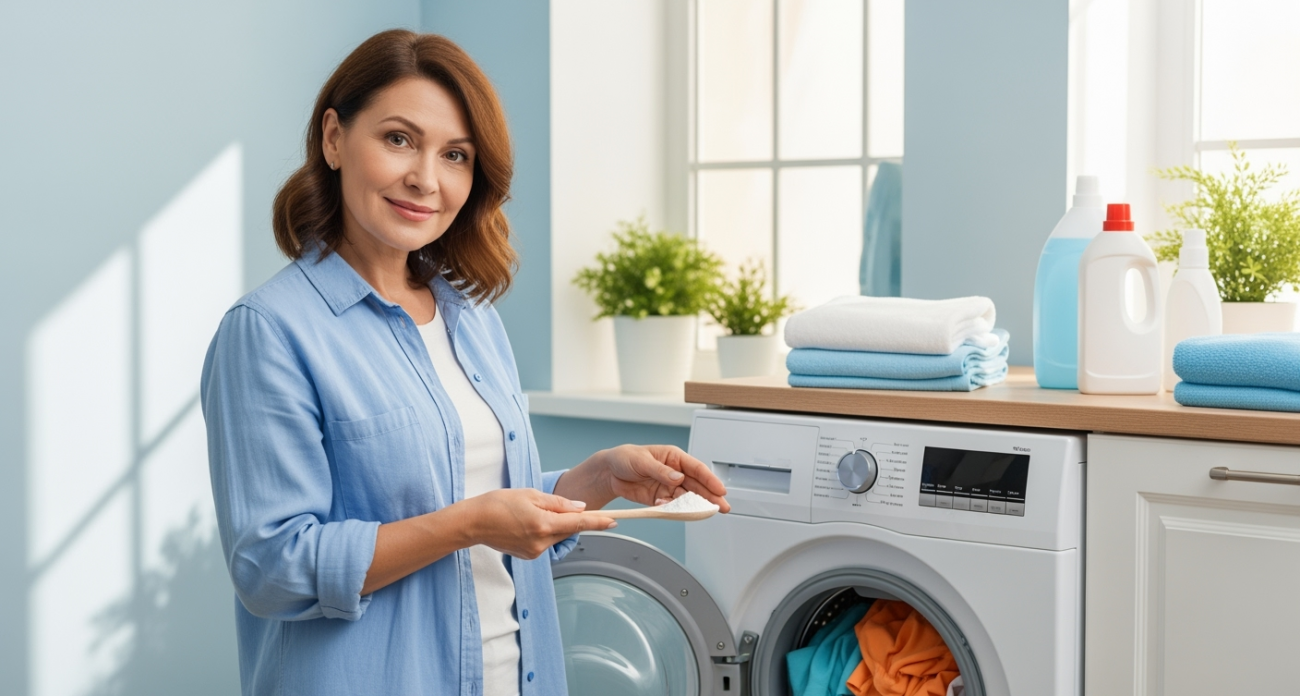 Добавляю всего 1 ложку в стиральную машину при каждой стирке: простой лайфхак - никакого волшебства, только наука