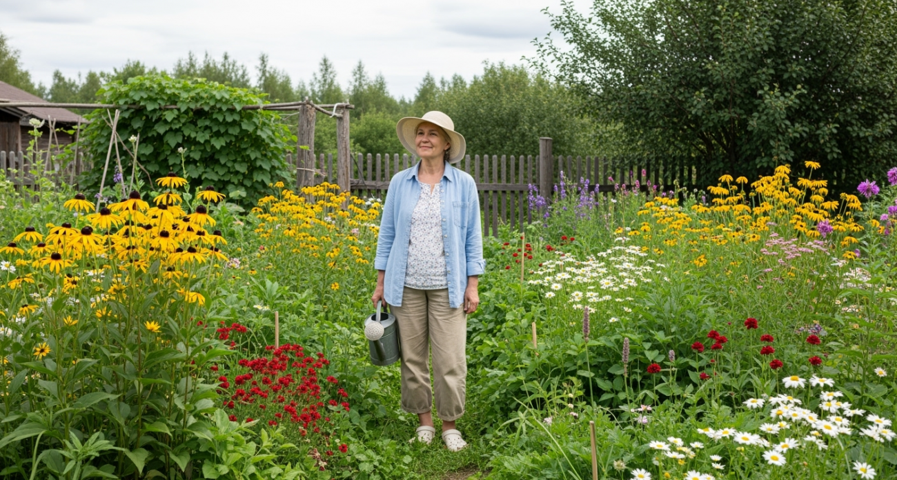 Будут расти сами по себе: многолетний цветник для занятых дачников — практичное решение для вашего сада