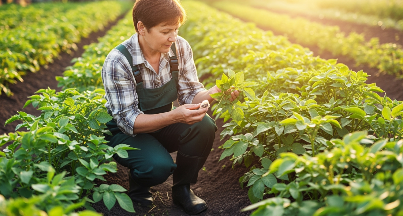 Колорадский жук избегает этого как огня: всего щепотка этого вещества на ведро воды дает результат