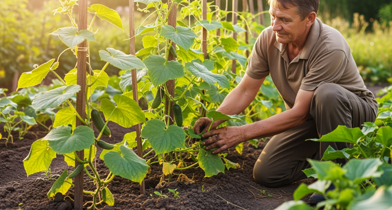 Лью 1 стакан под огурцы - они растут как бешеные, даже слабые растения обильно заплодоносят: эффективные подкормки для огурцов