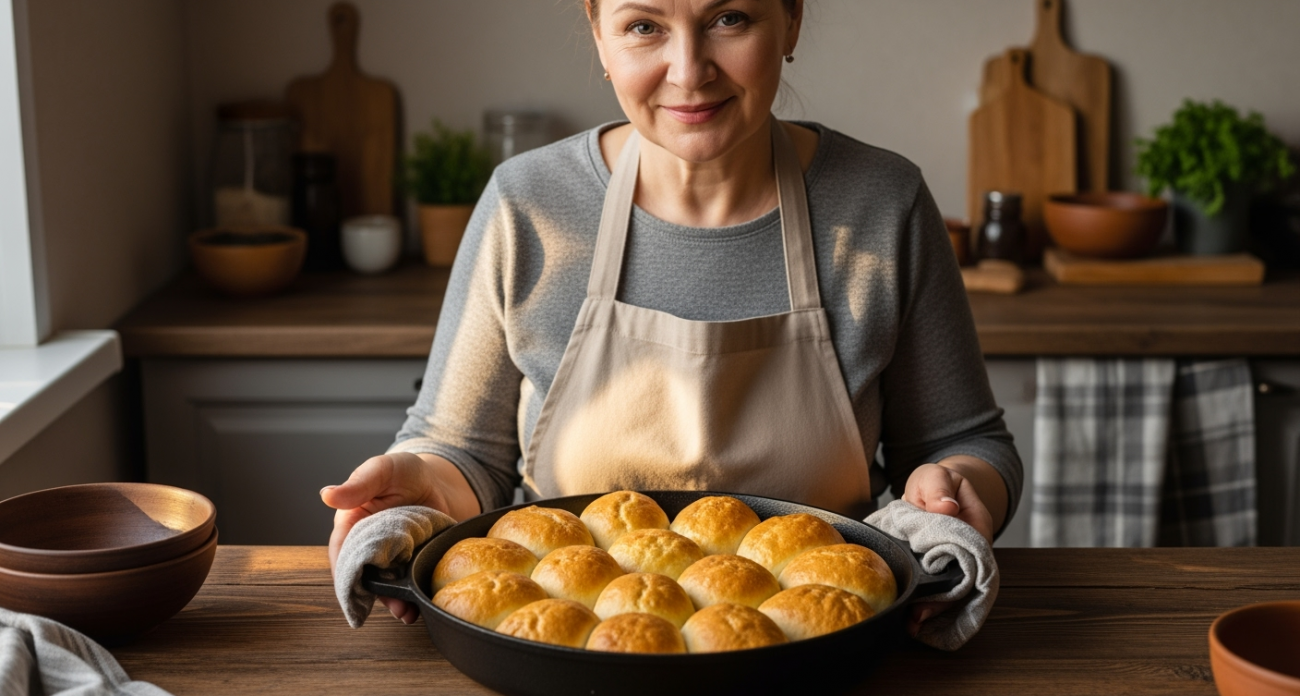 Смешиваю стакан кефира и фарш: на выходе получаю множество вкуснейших ленивых беляшей