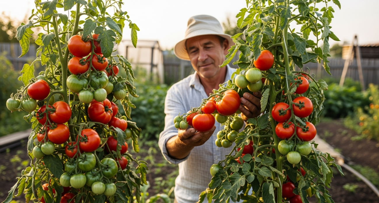 Даже зелени не видно! Томаты все в плодах после этой подкормки: кормим 2 раза в июле