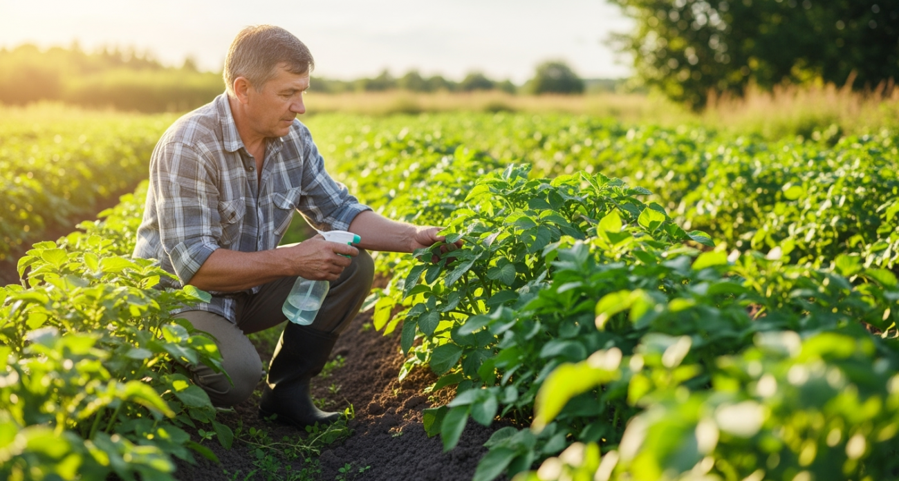 Колорадский жук избегает этого как огня: всего щепотка этого вещества на ведро воды решает проблему
