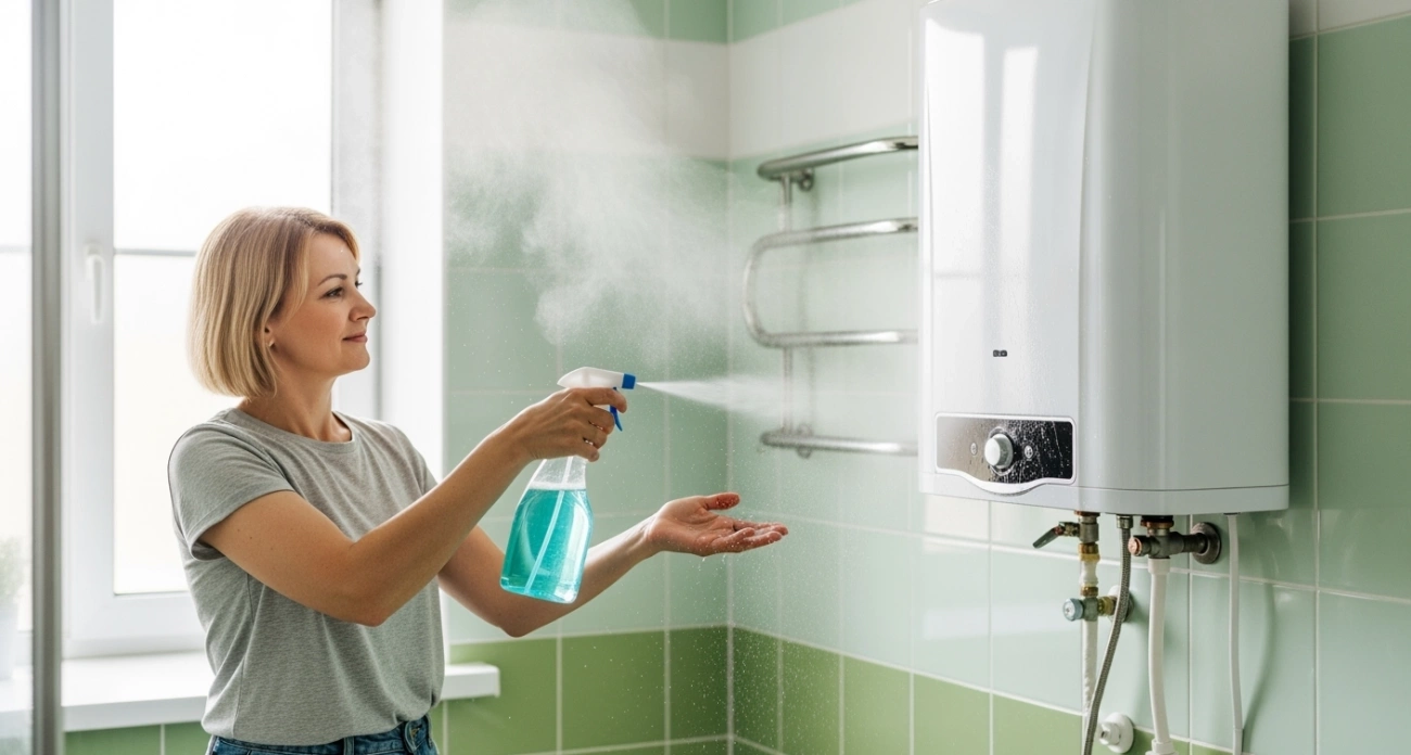 Накипь, грязь и ржавчина растворяются сами: просто промываю бойлер - и разбирать не требуется