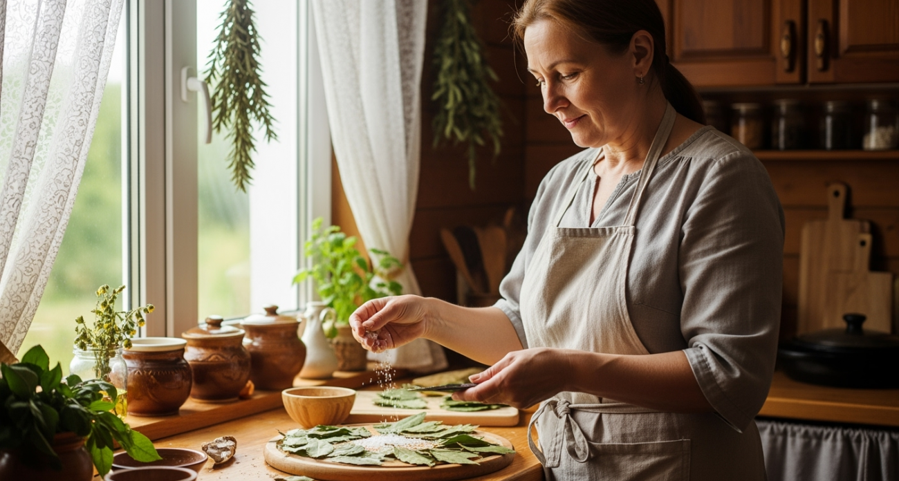 Лавровый лист смешиваю с солью — всё лето радуюсь этой находке: полезный совет для каждой хозяйки