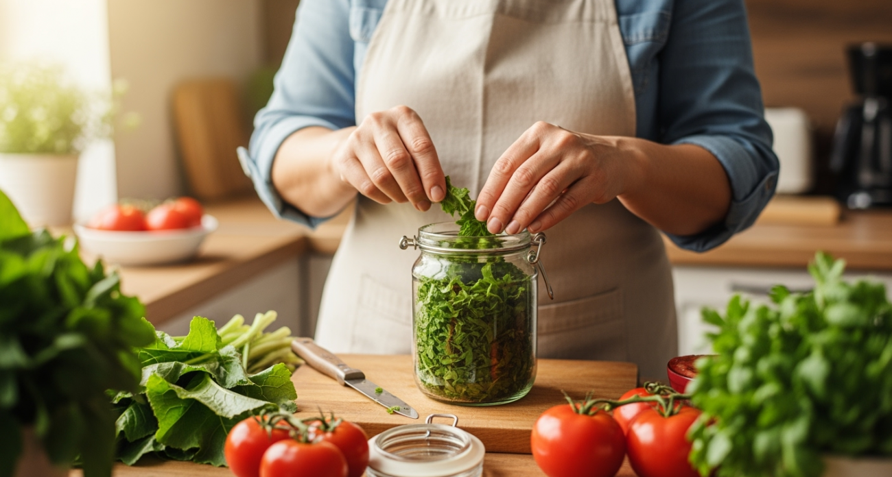 Листья хрена больше не выбрасываем: готовим из них аджику, которая превосходит любую магазинную приправу