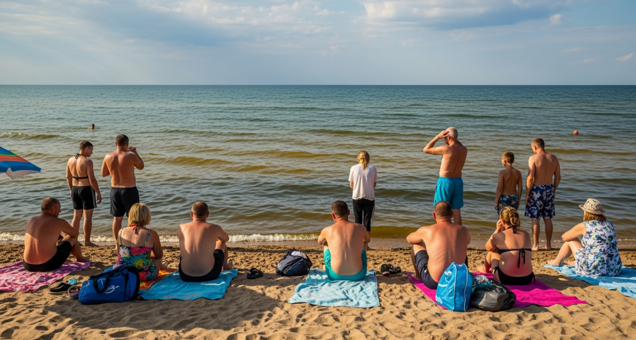 Купаться нельзя, все остаются на берегу: Азовское море удивило отдыхающих неожиданным явлением