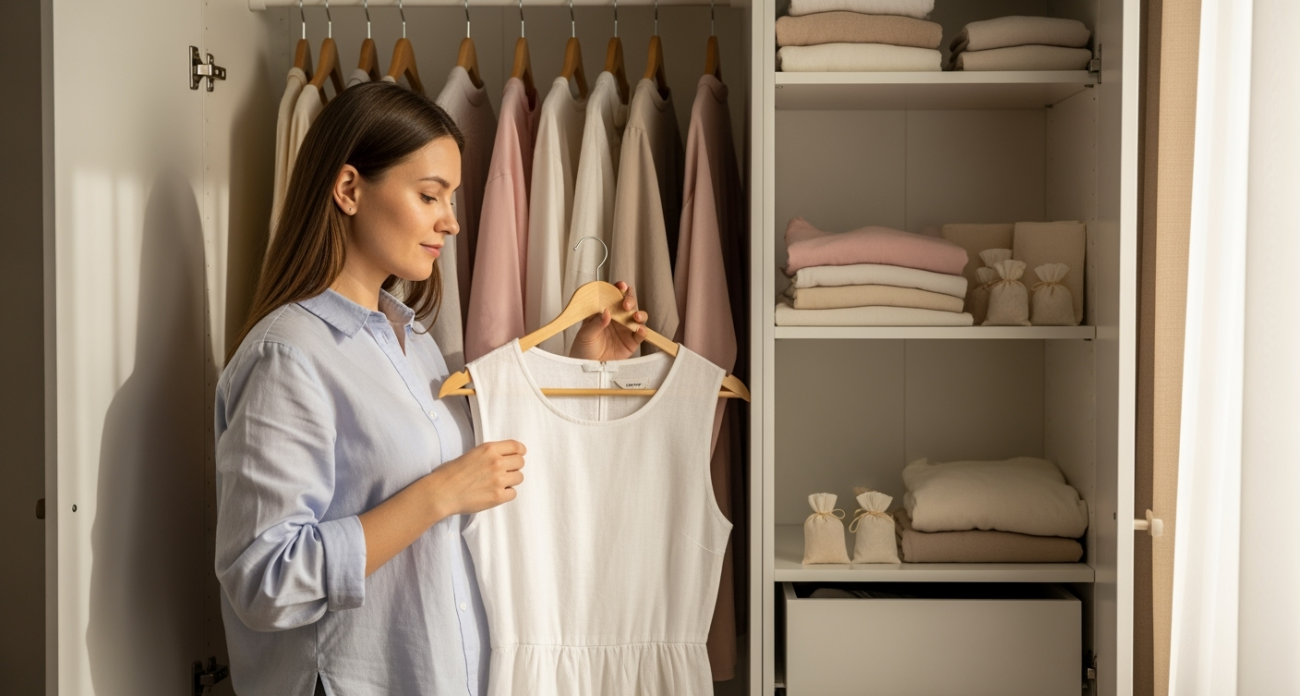 Кладу в шкаф 1 таблетку и вещи будут благоухать свежестью - так избавляюсь от затхлого запаха одежды