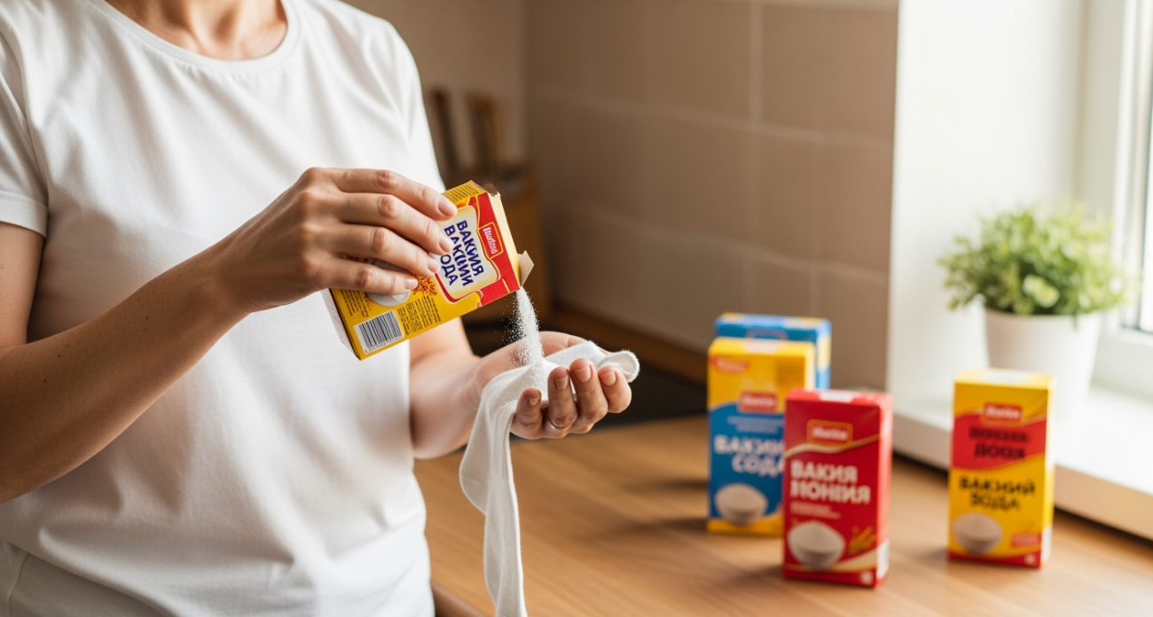 Соду покупаем упаковками: помещаем в носки - такой простой способ даст отличный результат