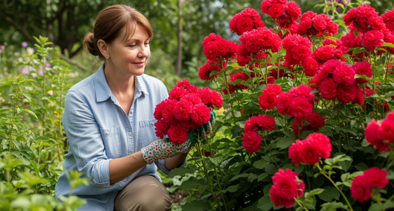 Нашла прекрасную замену розам: махровый многолетник, от которого взгляд не отвести - самое выносливое растение