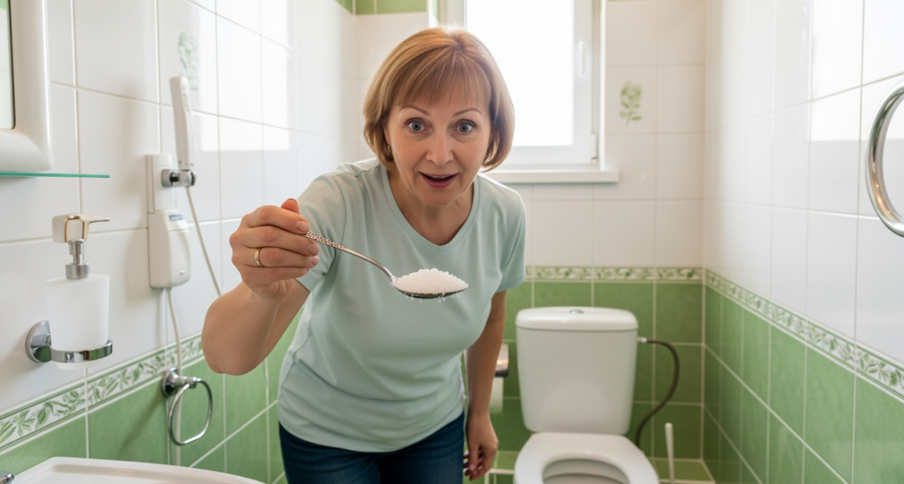 Кладу ложку соли в унитаз каждое утро - происходит настоящая магия, которую должны знать все