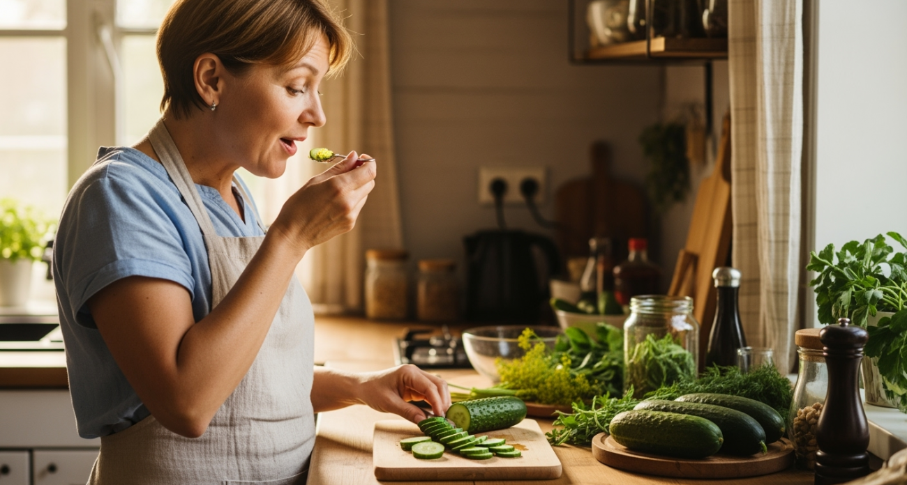 Не верила, пока не попробовала: огурцы по-фински за 5 минут — просто нарезала и залила, теперь это хит заготовок
