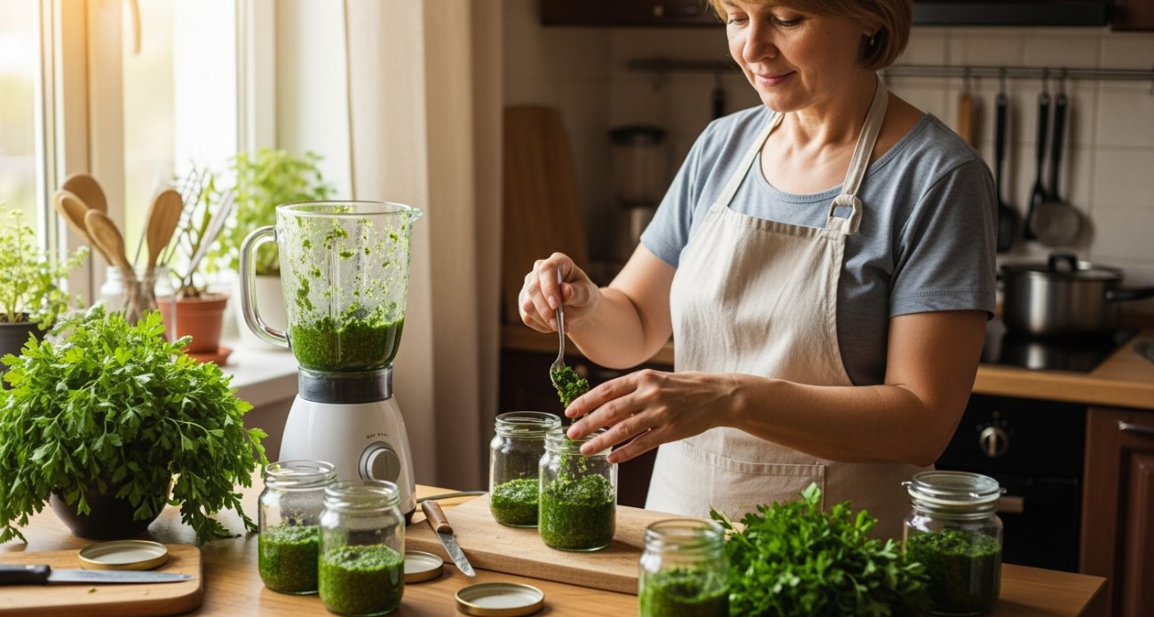 Никогда не думала, что петрушку можно так заготовить: попробовала этот способ и теперь делаю только так