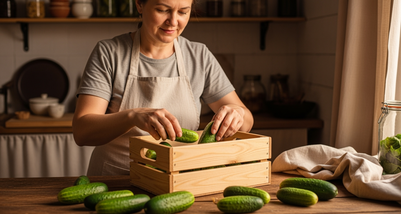 Жаль, что раньше не знал секрет: огурцы остаются свежими 5-6 месяцев до Нового года без консервации