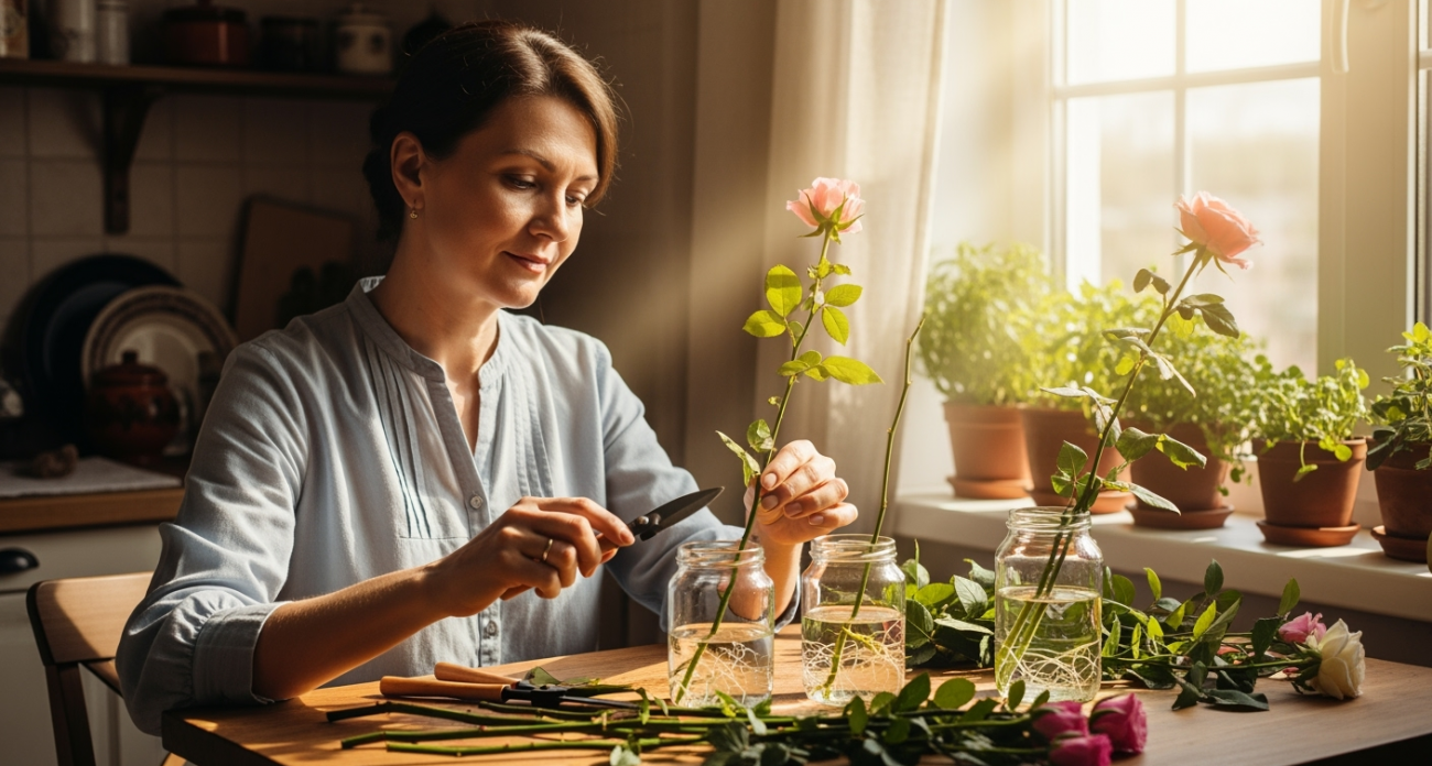 Укоренить розу из букета — пара пустяков: запомните раз и навсегда этот простой способ вместо выбрасывания увядших цветов