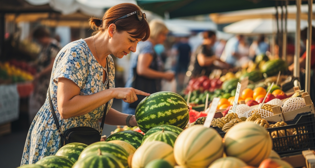 Один точный признак выдаст самый спелый арбуз - вам понадобится только палец