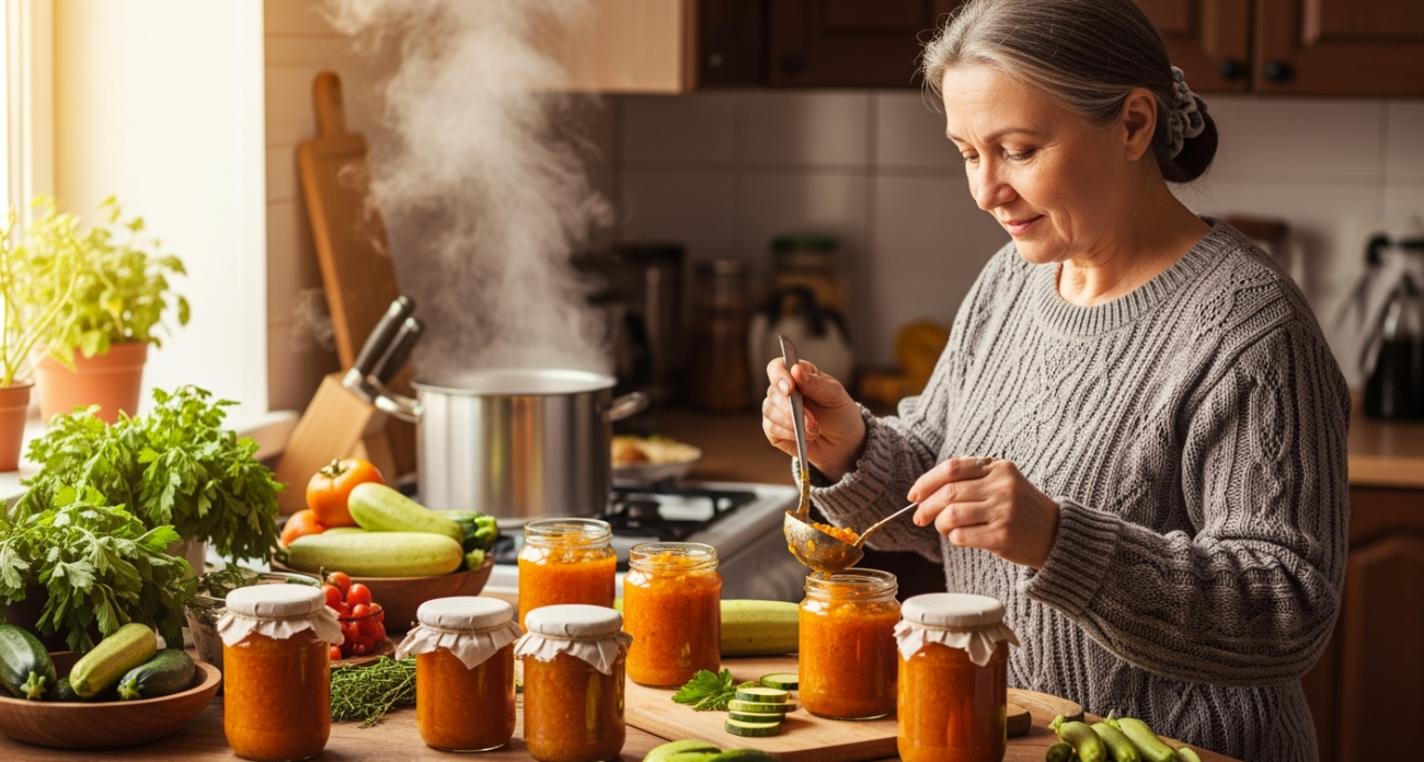 Кабачковую икру на зиму готовлю только так: невероятно вкусно и просто - идеальная заготовка