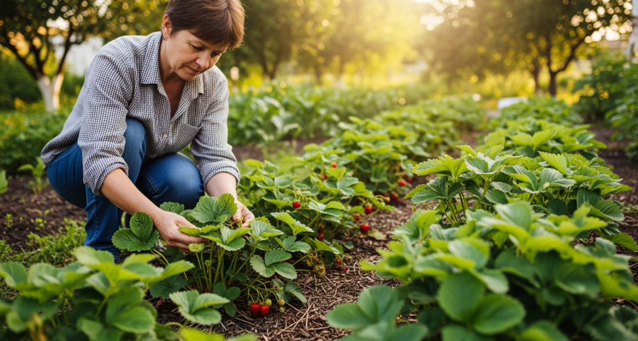 В августе подкармливаю клубнику 3 раза — секрет богатого урожая на будущий год