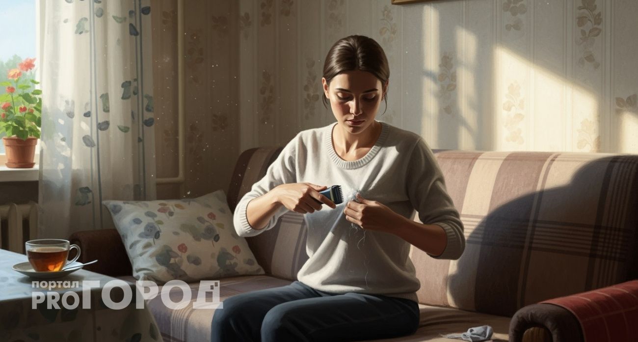 Надоедливые катышки больше не появятся не одежде: дедовский метод с кухонной губкой