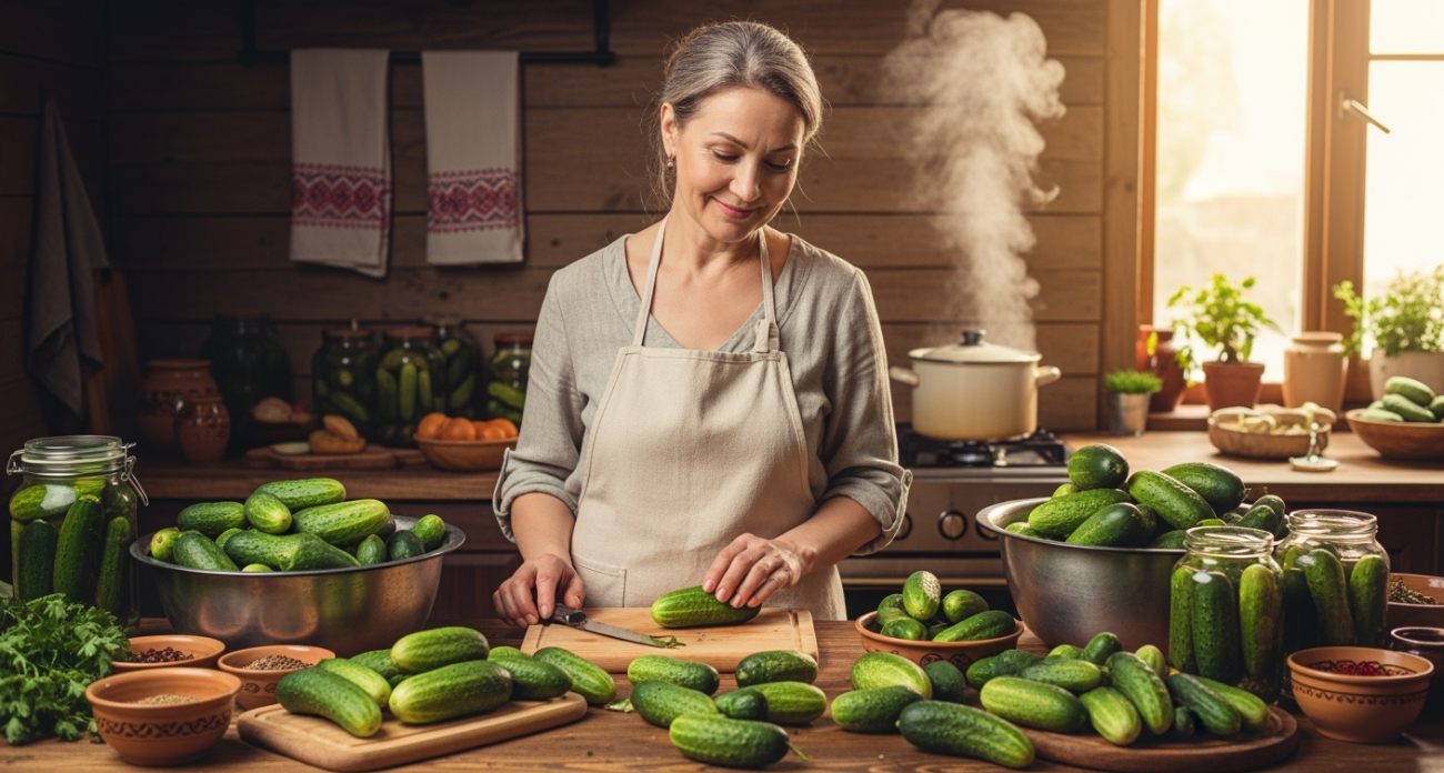 Готовлю тазами второе лето: вкуснейшие финские маринованные огурцы без стерилизации — всё очень просто