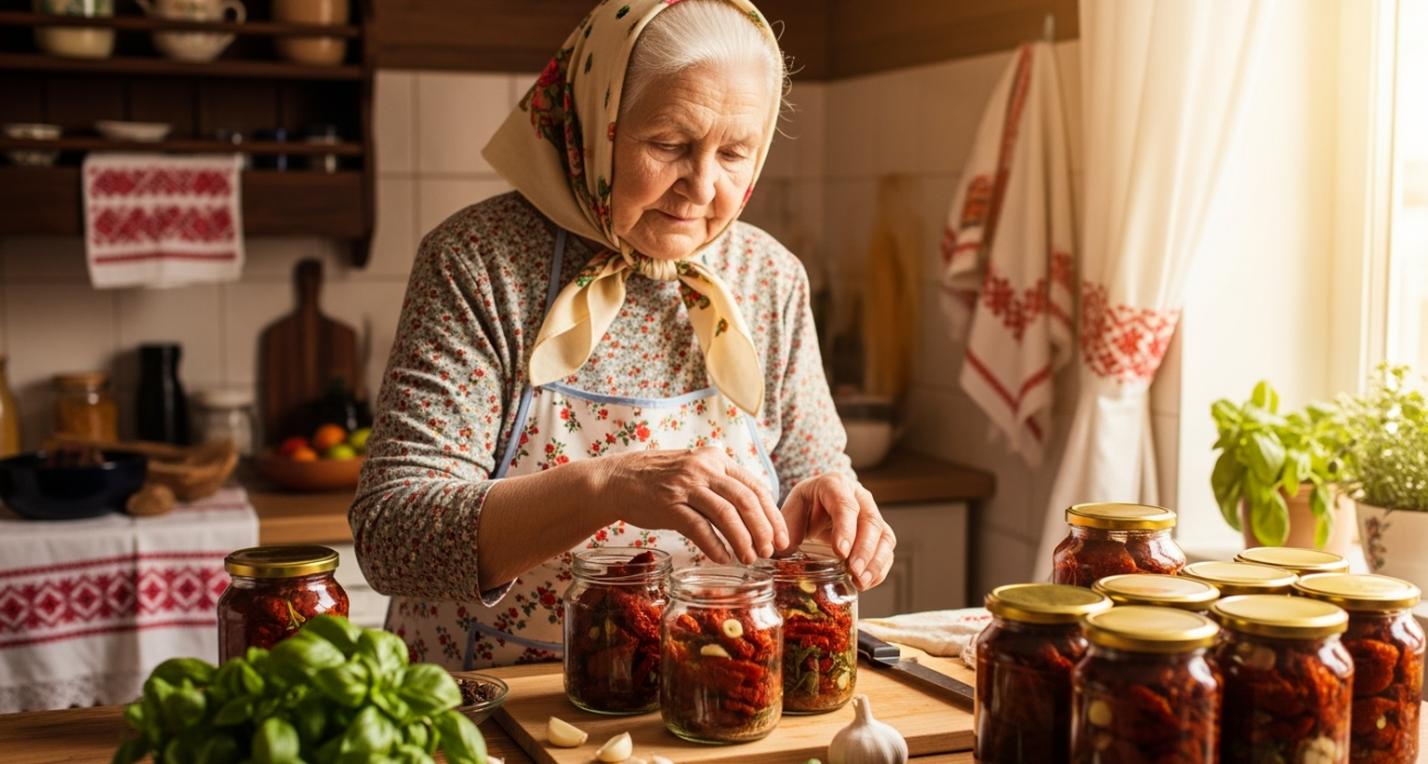 Секрет итальянских бабушек: запечённые томаты с чесноком — забытый рецепт на зиму