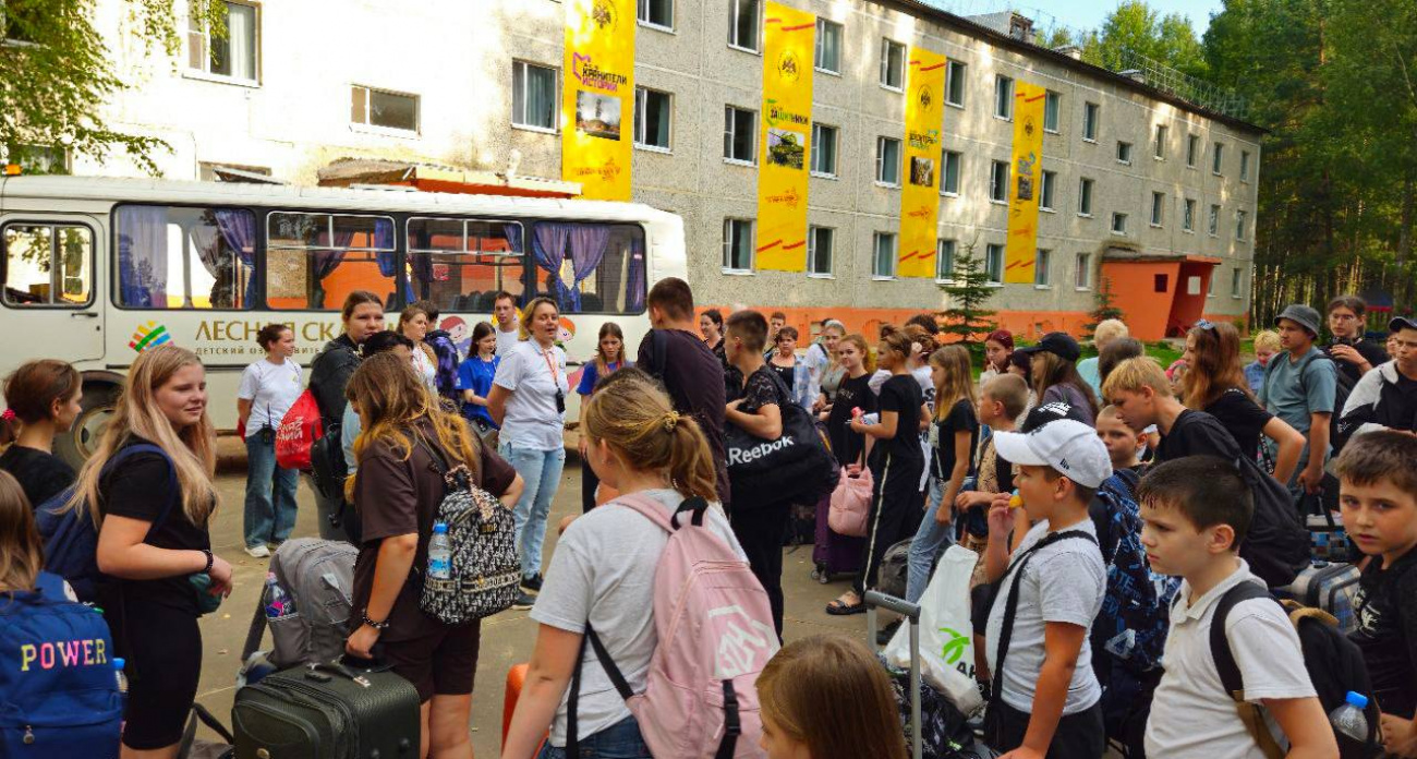 58 школьников из Запорожской области приехали отдыхать в марийский санаторий