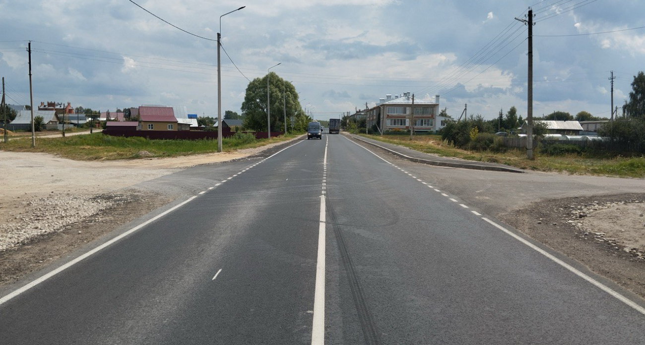 Для школьников Звениговского района постелили 2 километра нового асфальта