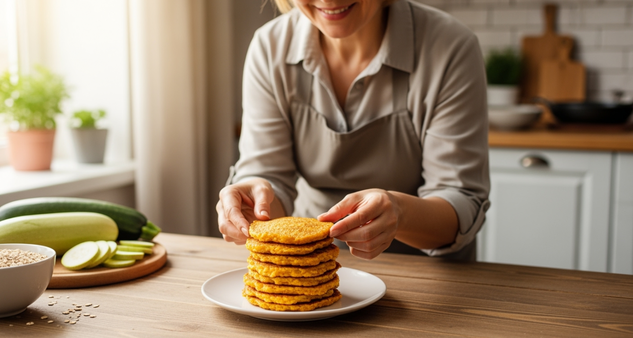 Забудьте муку навсегда: готовлю кабачковые оладьи на овсянке — секрет полезного рецепта в сезон