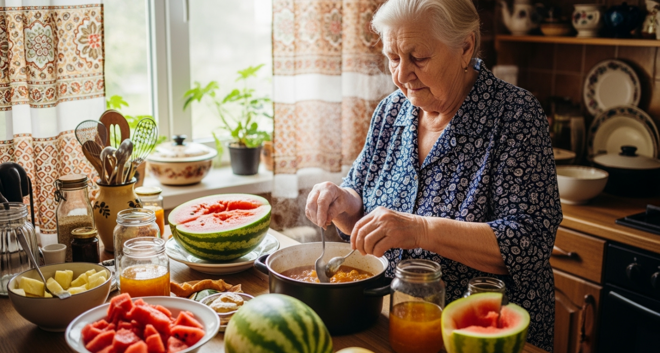 Забытый бабушкин рецепт: варенье из арбузных корок оказывается невероятно вкусным