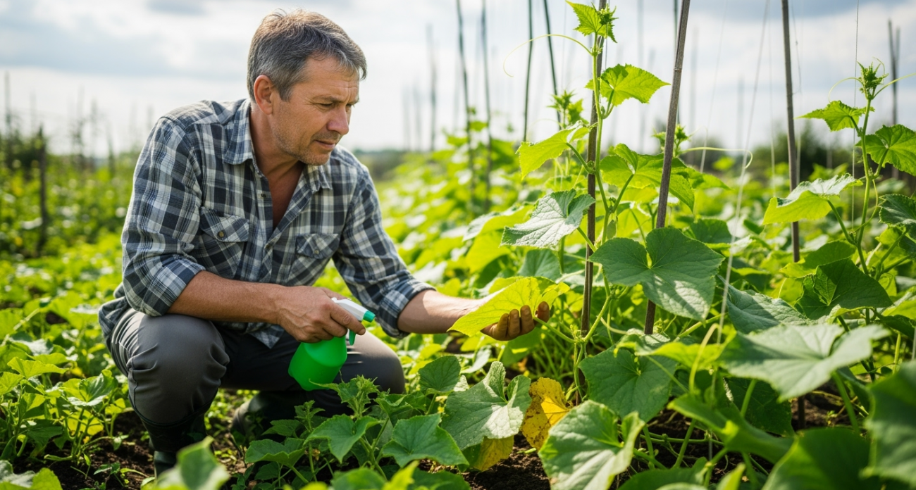 Желтеют листья у огурцов? Срочно сделайте это - за ночь плети позеленеют и дадут обильный урожай
