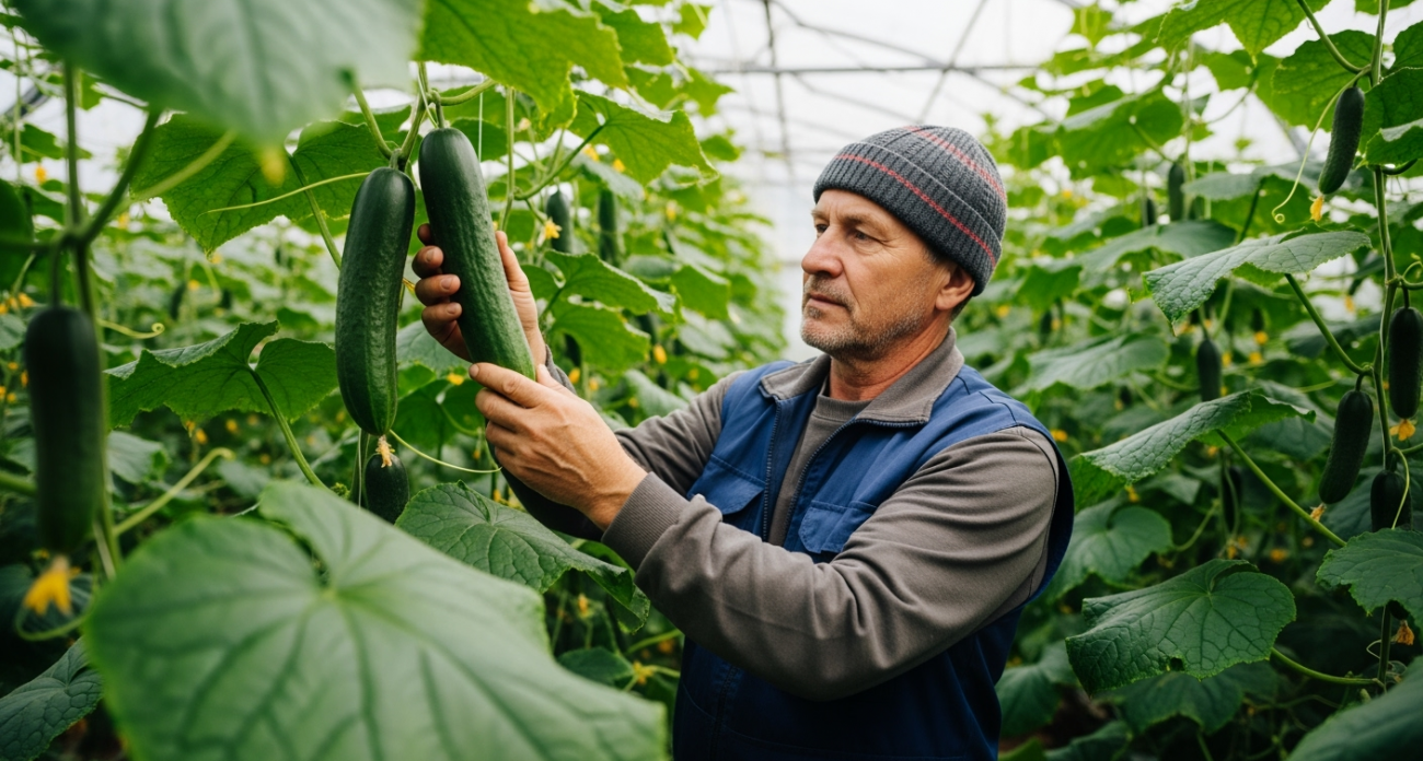 Стакан на ведро воды — огурцы переживут заморозки и станут хрустящими, как южные