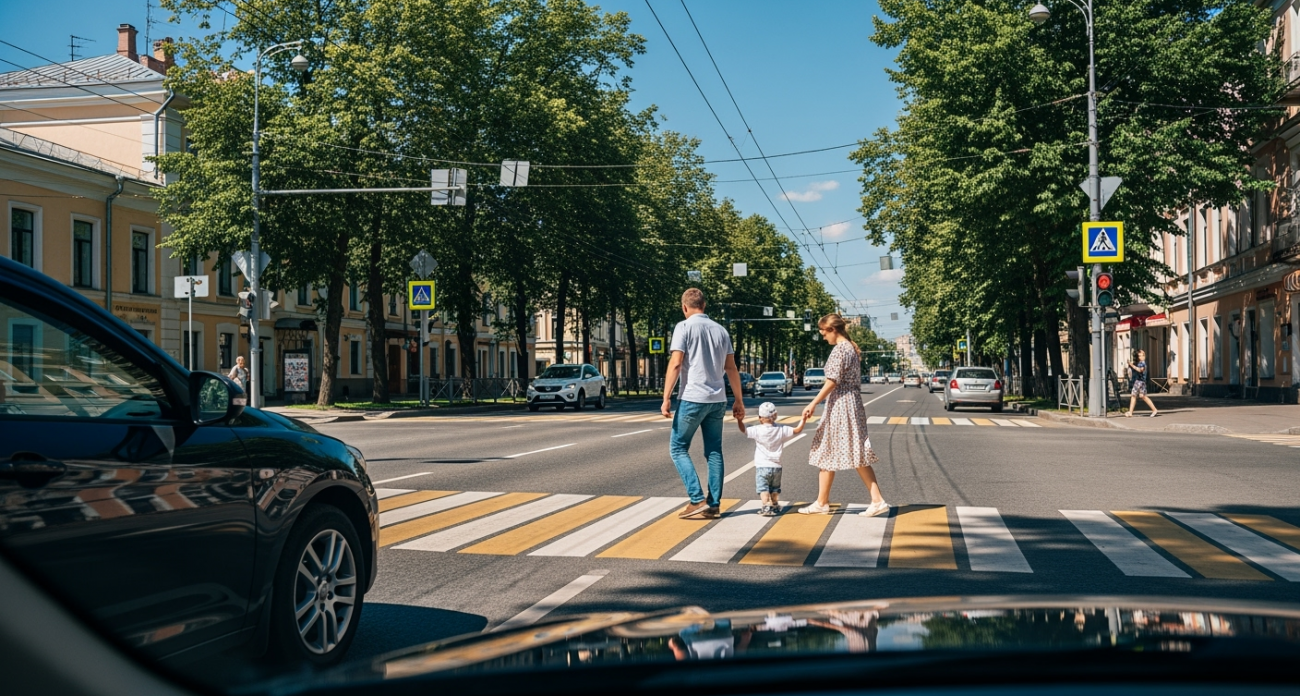 Опасная ошибка на зебре, которая стоит водителям 2500 рублей: проверьте, не делаете ли вы это каждый день