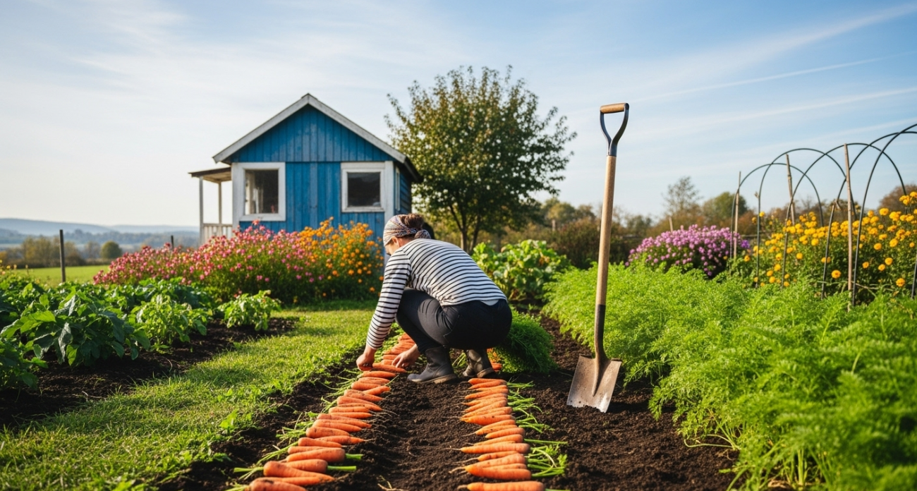 Почему опытные дачники всегда смотрят на ЭТО перед сбором моркови? Секрет, который удваивает срок хранения
