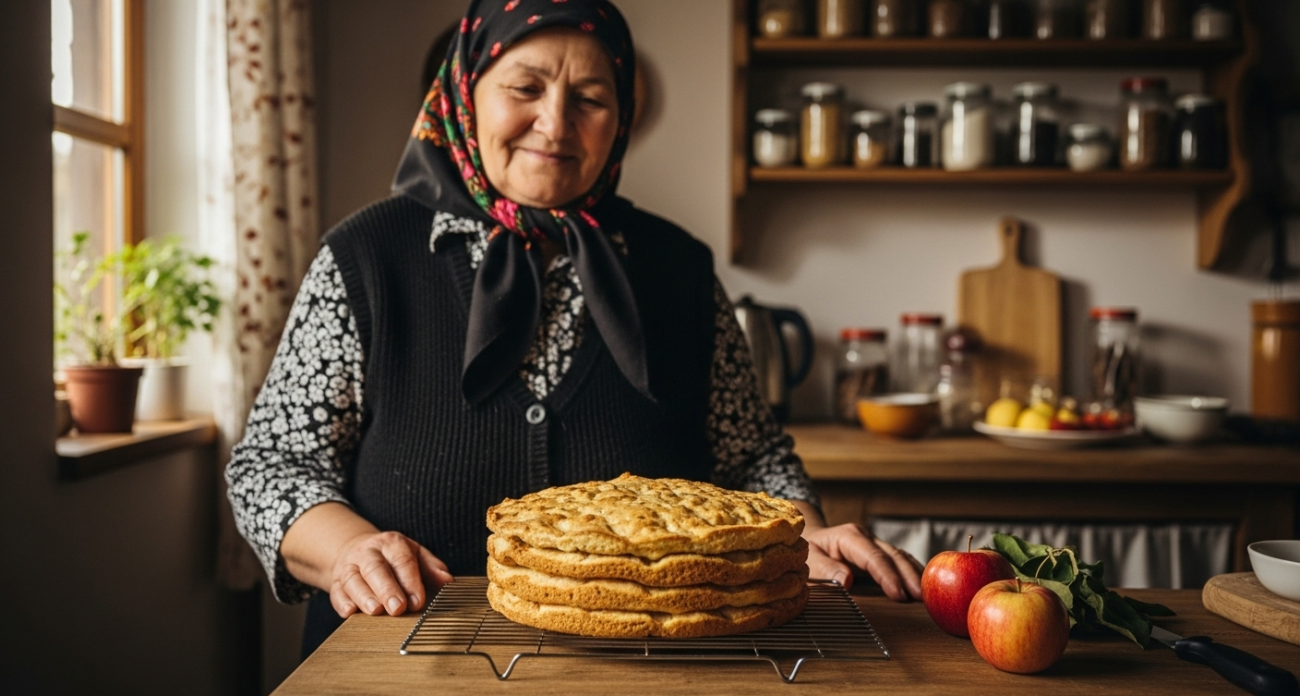 Болгарский пирог, который готовится без замешивания теста: просто насыпал слоями и в духовку
