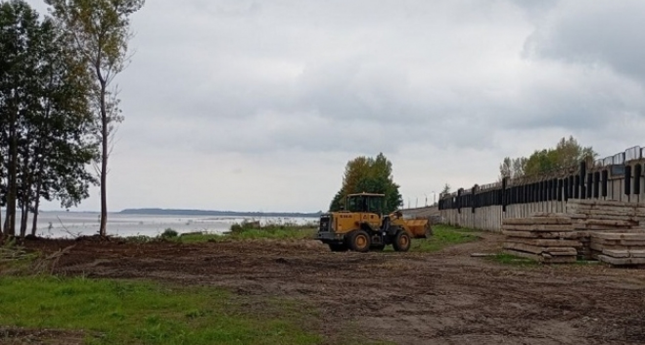 Строительство причала в Юрино вышло на следующий этап
