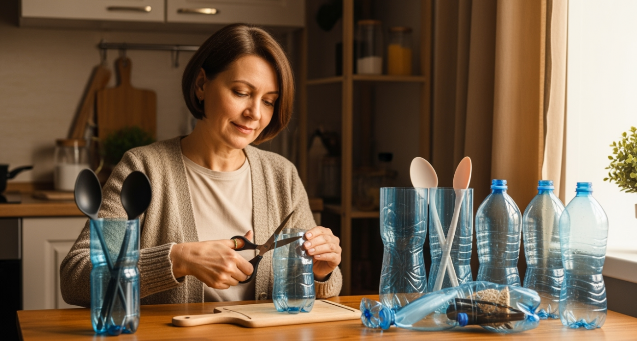 Соседи завидуют моим горшкам для рассады: делаю их из пластиковых бутылок по секретной схеме за 5 минут