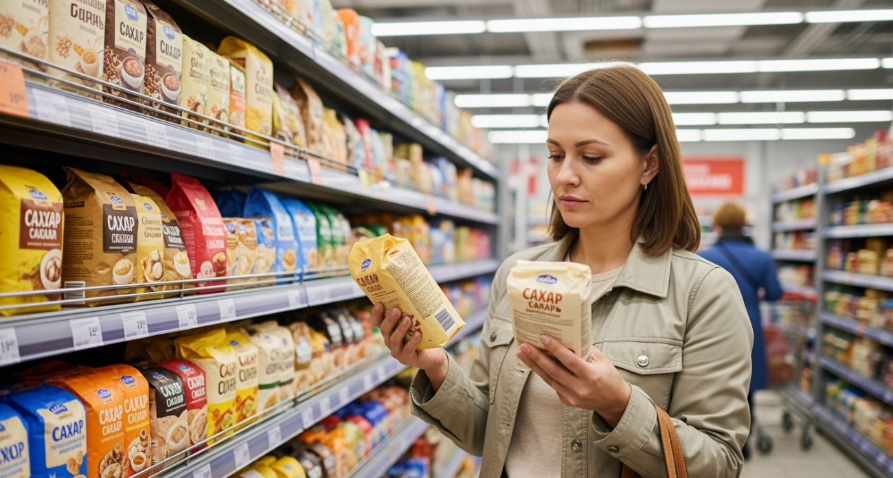 Продавцы скрывают главную букву на упаковке сахара — она выдаёт качество и чистоту продукта